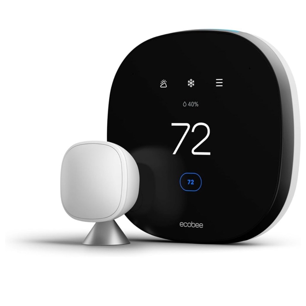 Ecobee Smart thermostat with voice control.
